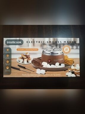 NEW Intellicook S'mores Maker W/ Roasting Forks